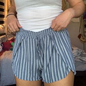 American eagle striped shorts